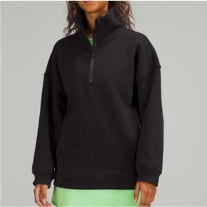 Lululemon Thick Fleece Half-Zip in Black